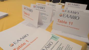 placards for Makerspace breakout groups